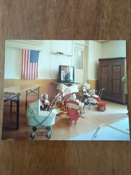 restaurierte Wisa -Gloria Kinderwagen