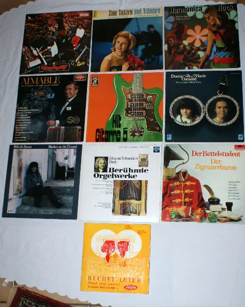 10 Diverse Schallplatten von Rock bis Klassik