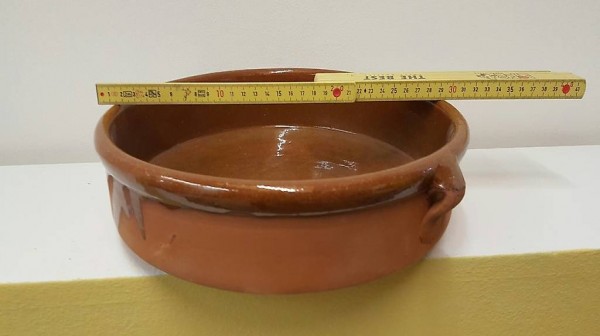 Tonschale innen glasiert