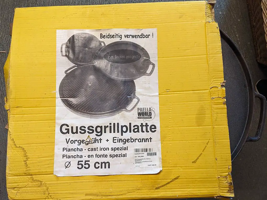 Grillplatte Guss