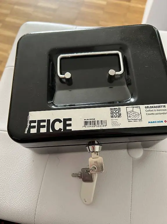 Office Geldkassette schwarz