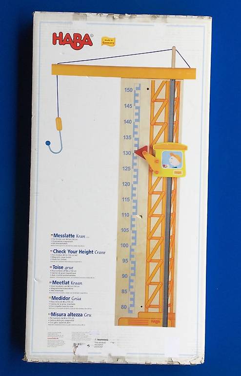 HABA Messlatte Kran 3038 Toise Grue HABA Misura altezza HABA