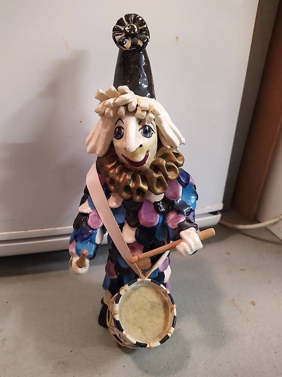 Basler Fasnachtsfigur Tambour Blätzlibajass