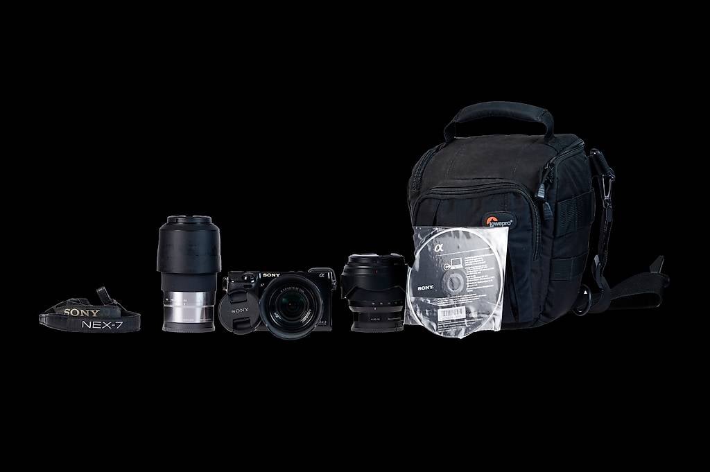 Sony NEX-7 Set mit SEL-1855mm/ SEL1018mm/SEL55210mm/Tasche