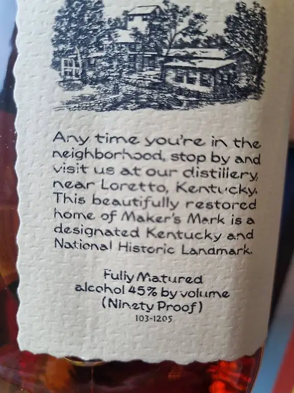 Marker"s Mark Kentucky Bourbon Whisky ungeöffnet 1 Liter