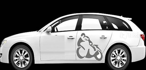  Autoaufkleber für Fahrschulen oder Motorradfahrer