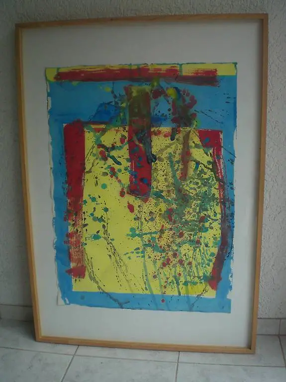 Klaus von Flüe: grosses Original Gemälde, Basler Kunstmaler