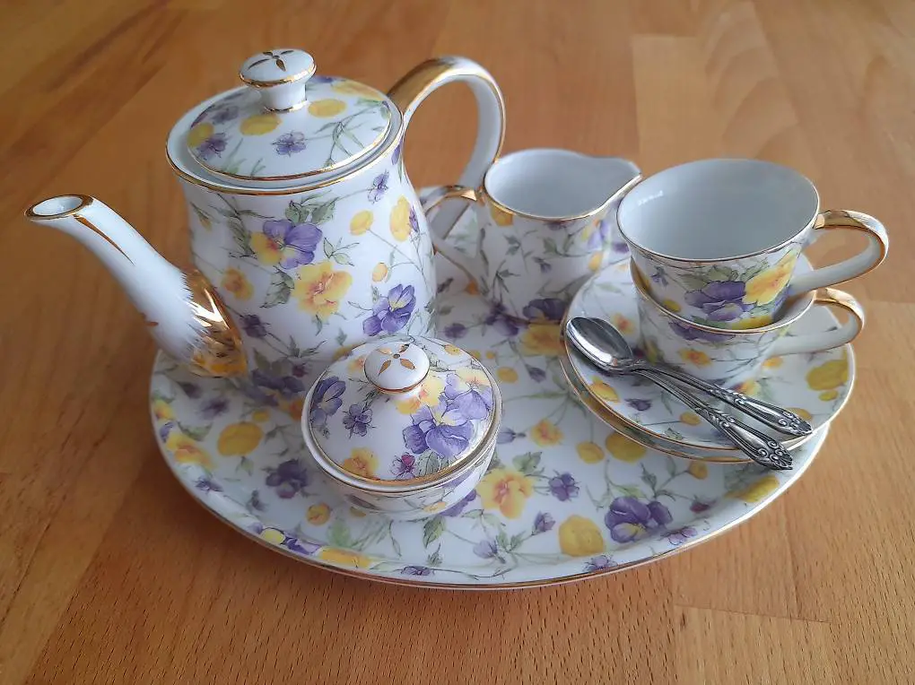 Tee-Kaffee Set mini Porcelain