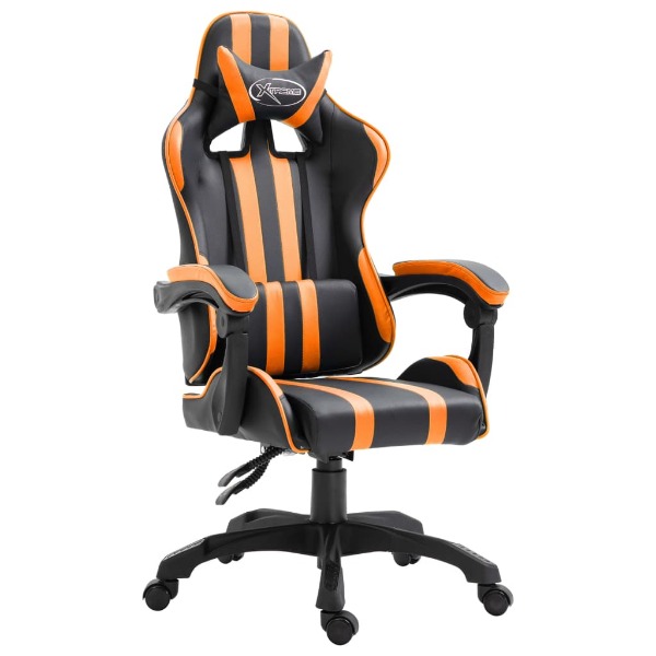  Gaming-Stuhl Orange Kunstleder
