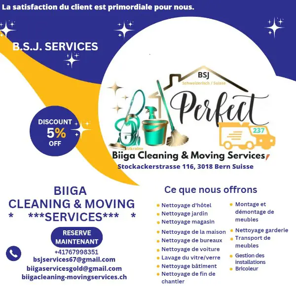 Reinigung und Umzug zu den besten Preisen