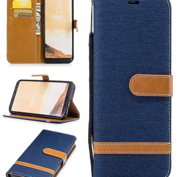  SAMSUNG NOTE 20 ULTRA Flip Etui Wallet Schutz Hülle Navy