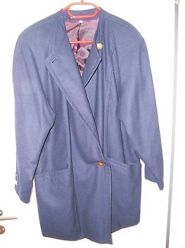 Neuw. Blazer ohne Kragen - Schurwolle - marine - Gr. 42