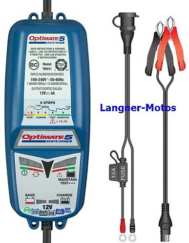Batterie (Akku) Ladegerät OptiMATE 5 SS 12V 4A NEU WARE