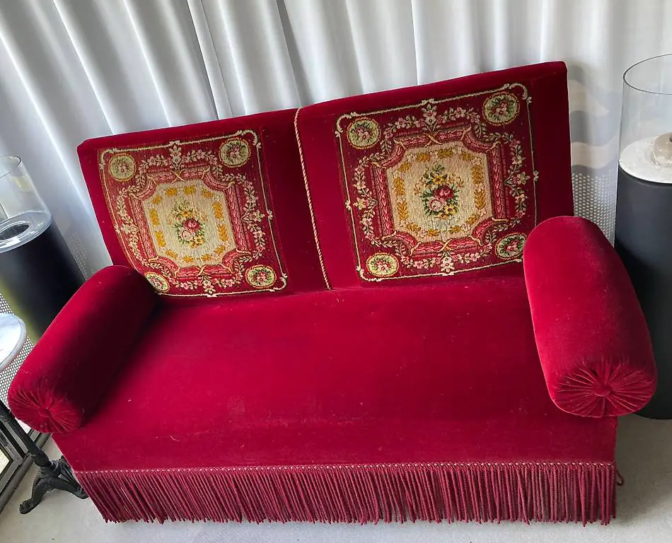 Sofa Vintage rot