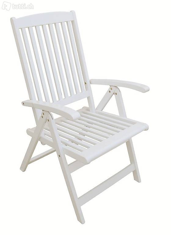  Schöner Hochlehner Akazie weiss 5-fach verstellbar