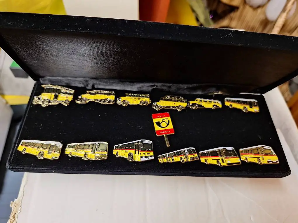 13 Postauto Pins