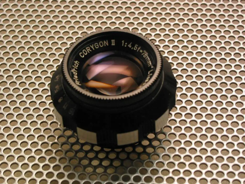 LIESEGANG Corygon II 75mm 1:4.5 Vergrösserer Optik Fotolabor