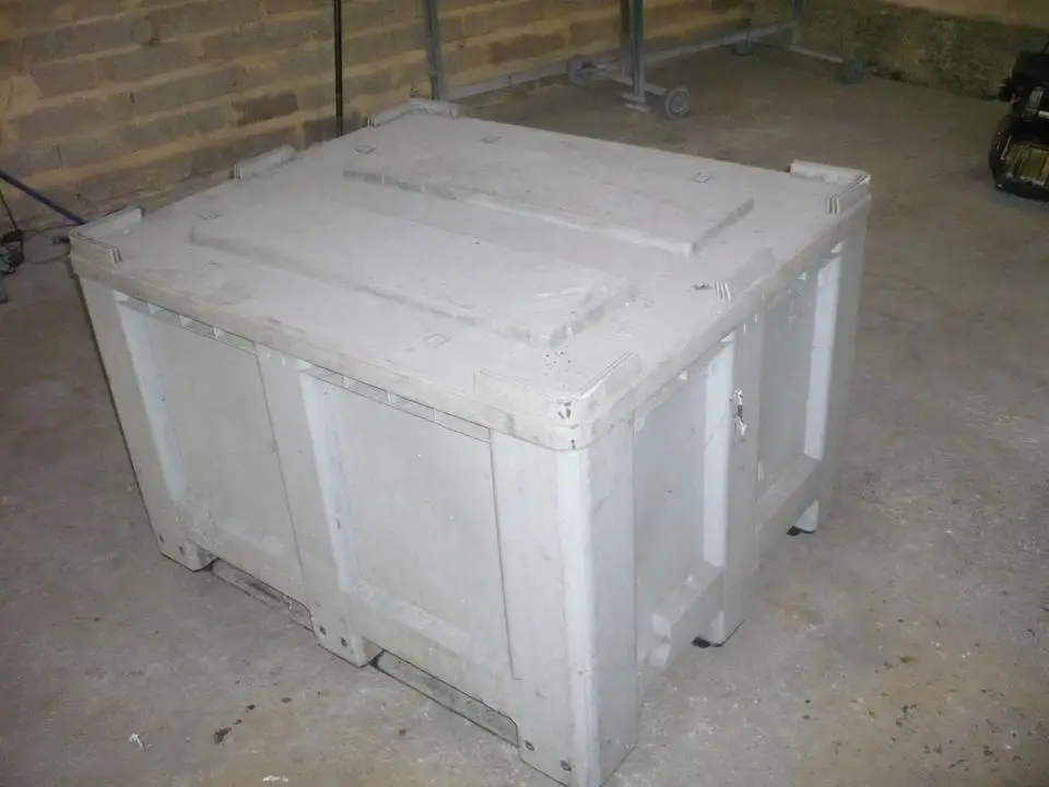 Batteriebox, Paloxe mit Deckel gebraucht, Altbatterie