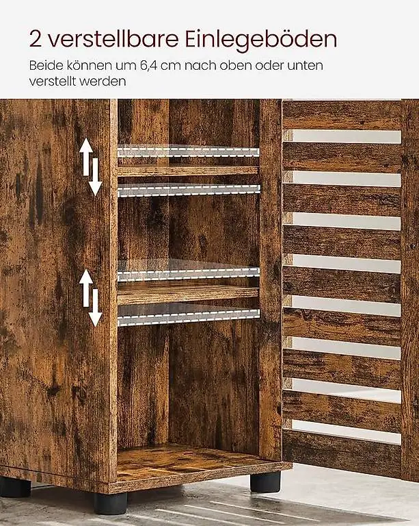 Hochschrank mit 3 offenen Fächern, 167 cm, 20 kg