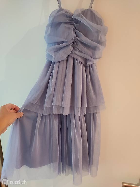 Abito violetto NUOVO con etichetta taglia M/L