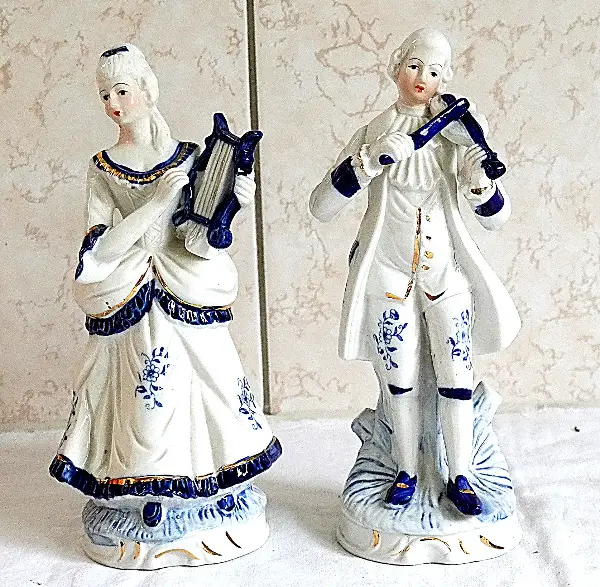 Barock Musikanten-Paar