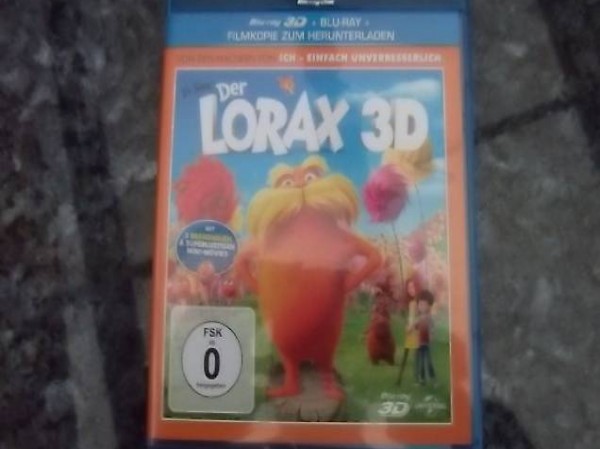 Blu-ray 3D und Blu-ray Der Lorax