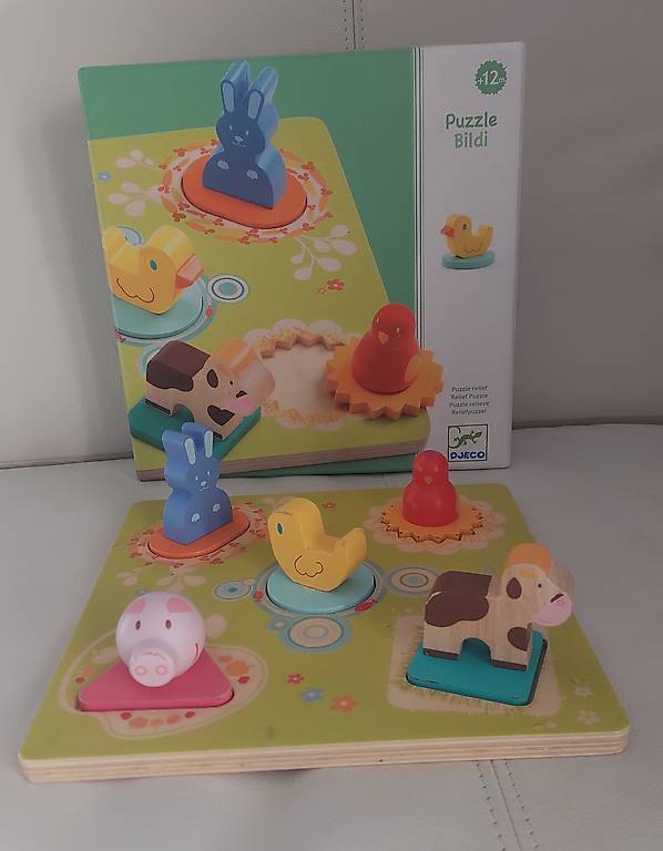 3D Kinderpuzzle aus Holz