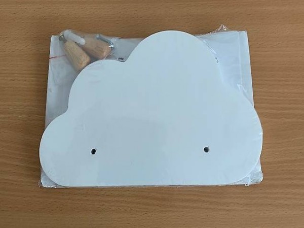 Wanddekoration/Kleiderhacken/Wolke