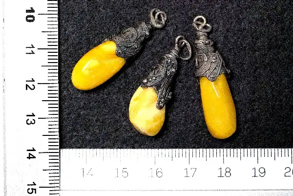 Bernsteinanhänger 925 Silber