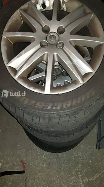 vendo cerchi con gomme renault scenic