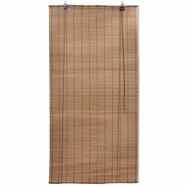  Braunes Bambusrollo 80 x 160 cm