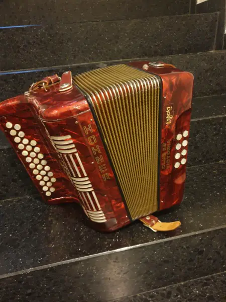 Nostalgie Handorgel, ein 50 Jährige OLDTIMER