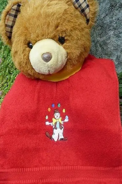 Lätzli bestickt, Clown