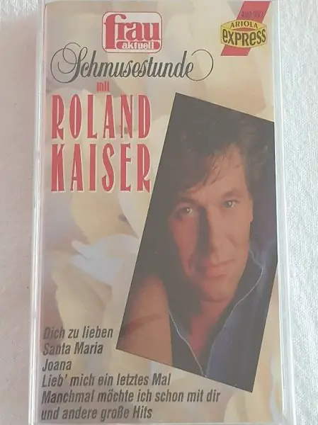  Schmusestunde mit ROLAND KAISER Musik Kassette