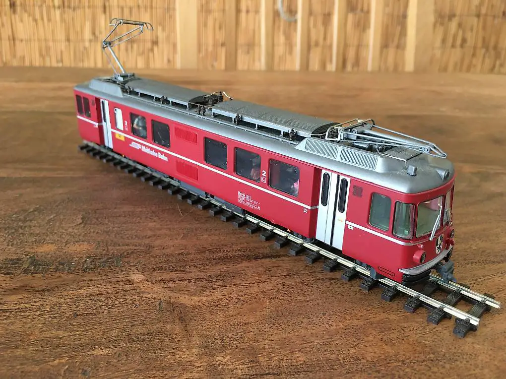 Be 4/4 511 RhB Triebwagen Bemo 1:87 H0m