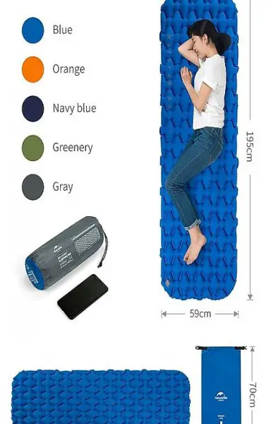  Naturehike Nylon TPU Isomatte Feuchtigkeit-proof Tragbare