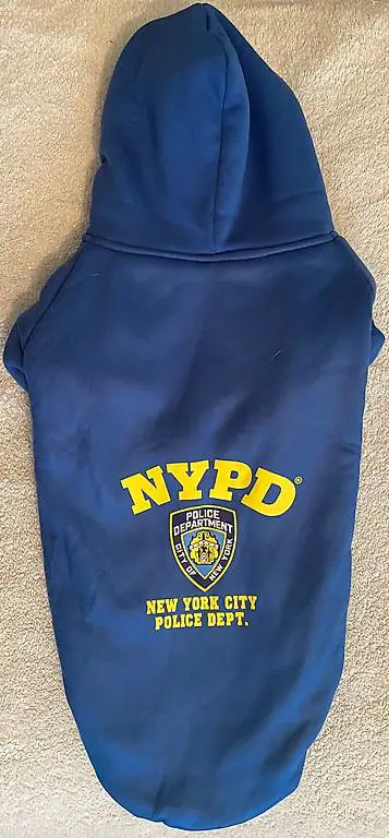 Habit pour chien NYPD