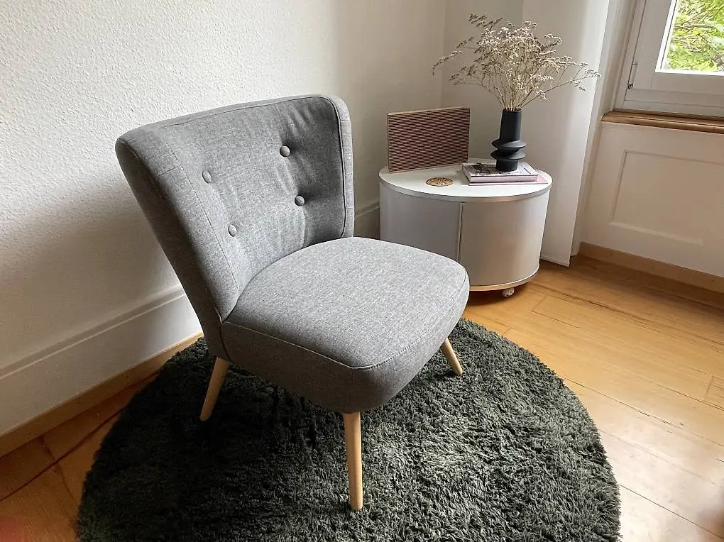 Grauer Polstersessel von Interio