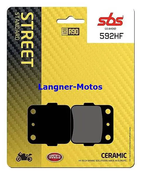 bremsbelag sbs 592 hf ceramic arctic cat dvx 400 2004-2008