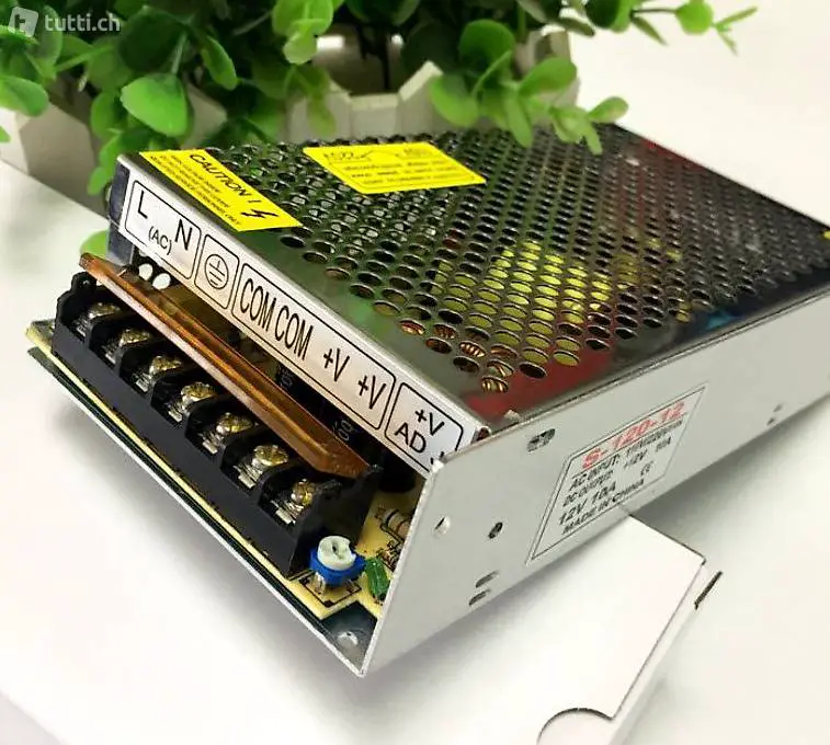  LED Trafo Treiber Netzteil 12V 120w 10A Schaltnetzteil gereg