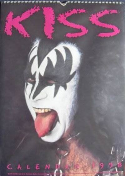 Calendrier : KISS CALENDAR 1998