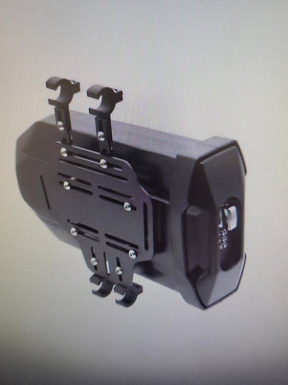 Box porta attrezzi moto con chiusura