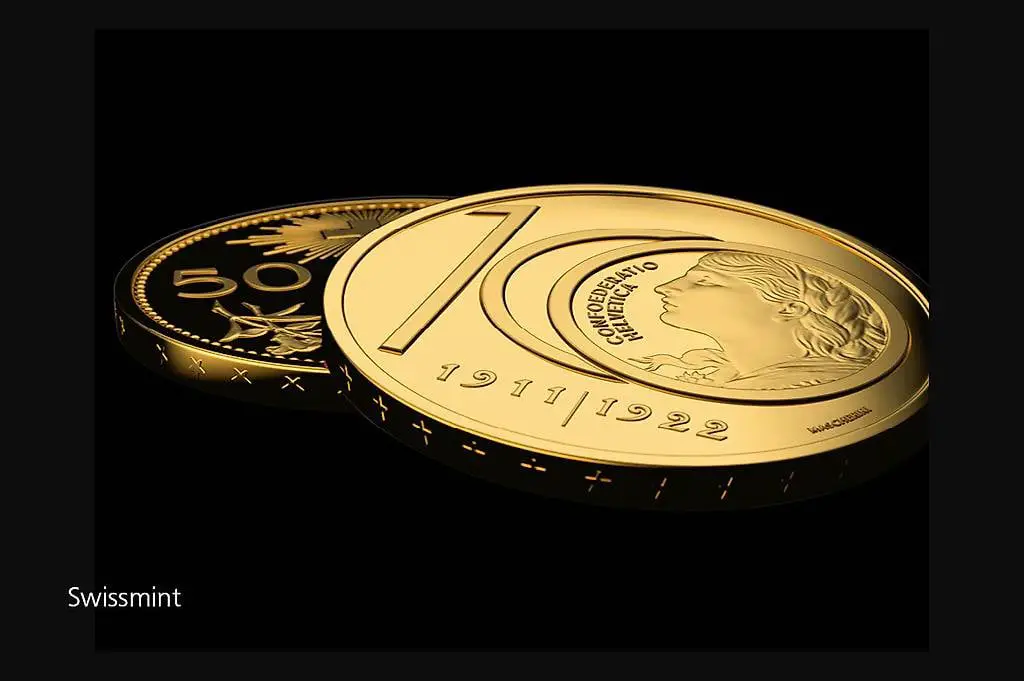 Goldmünze «100 Jahre letzte Prägung 10-Franken-Vreneli»