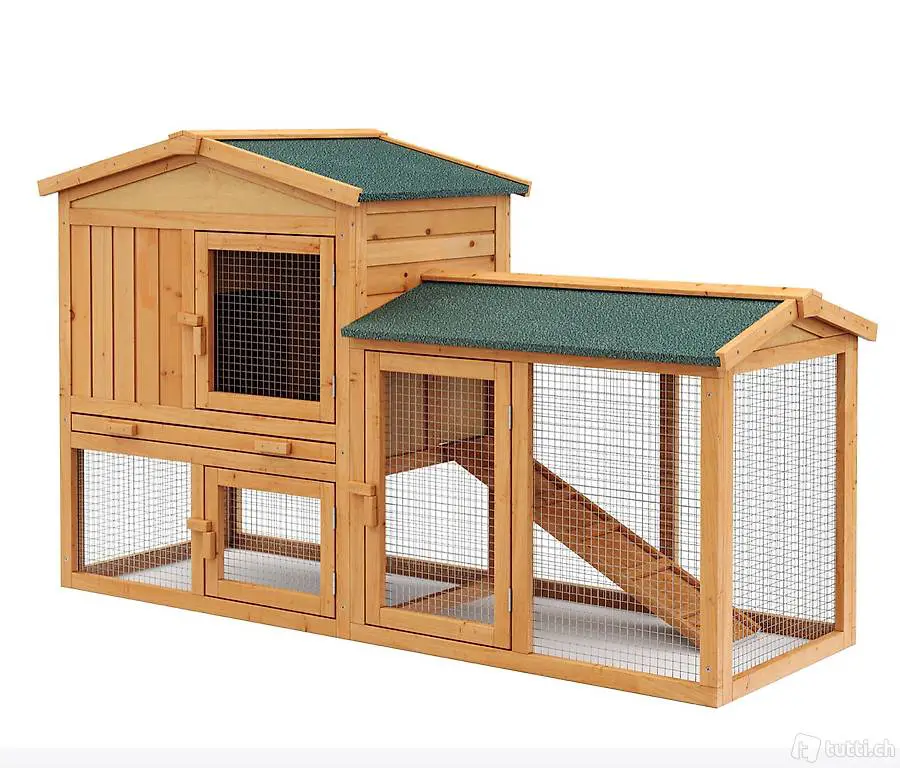  Kaninchenstall 147 x 53 x 86 cm