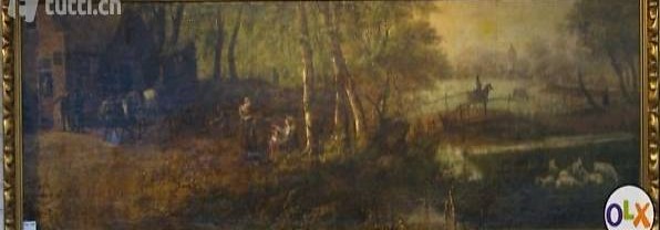 Huile sur toile d?un maître allemand autour de 1825