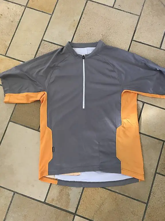 Velotrikot Herren Gr. L grau/orange Bontrager
