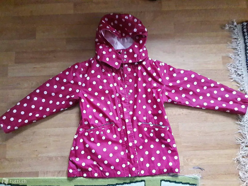 Mädchen Regenjacke, Gr. 134