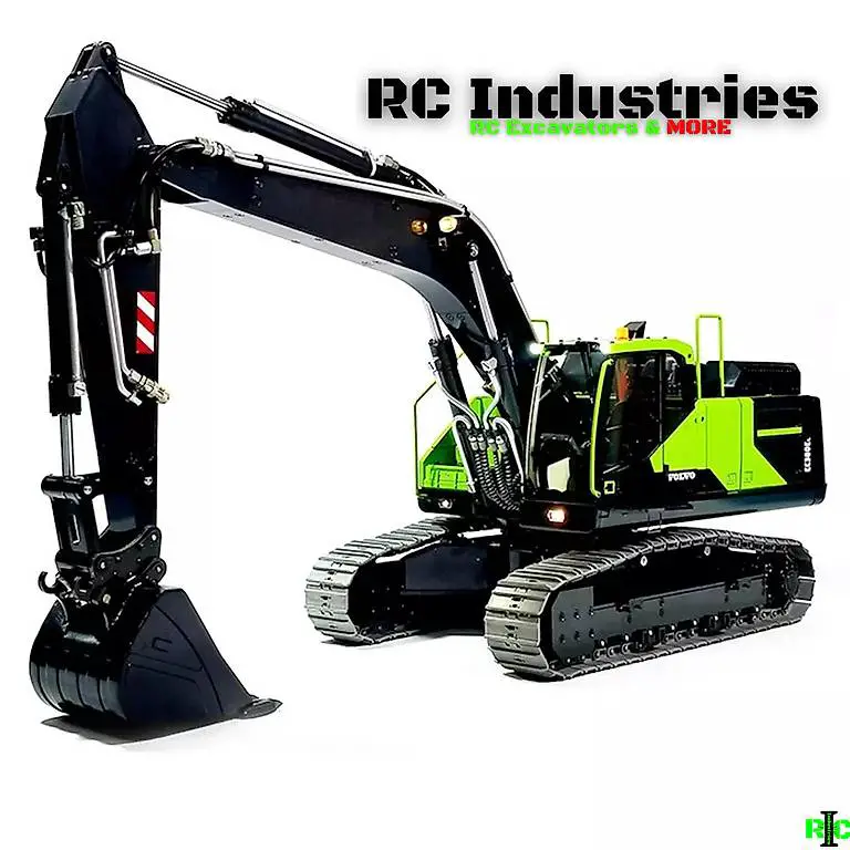 RC Bagger 380 hydraulisch Standard Ausleger Grün