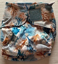 Stoffwindel mit Klettverschluss und Einlage