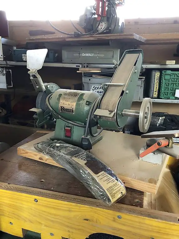 Ferm Doppelschleifer Bandschleifer Schleifstein